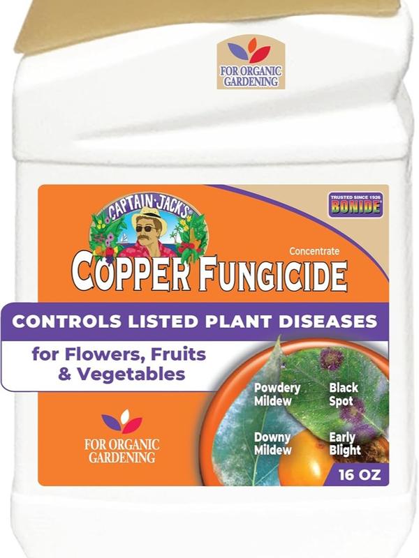 Bonide Captain Jack Copper Fungicide 16 oz Concentrated Plant Disease Control Solution for Organic Gardening