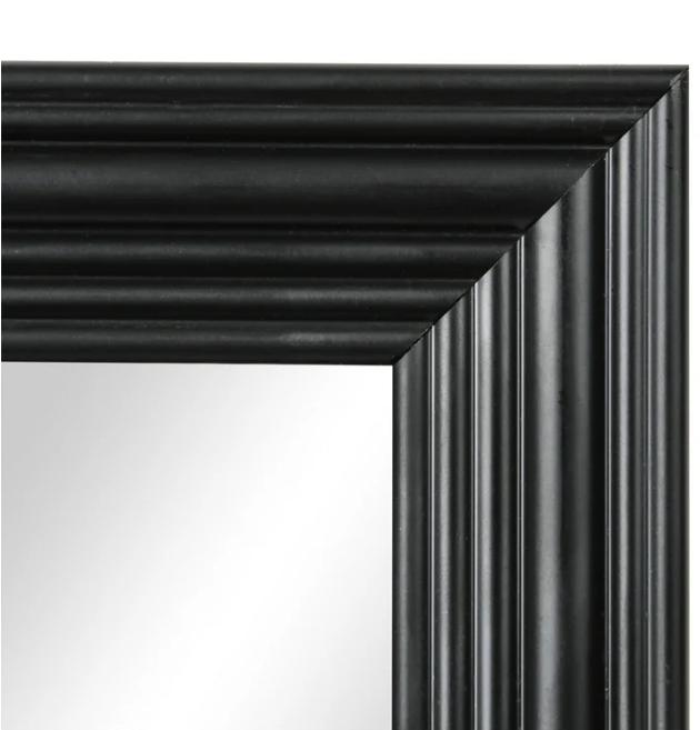 13x49 Black Mirror - Full-Length Rectangular Mirror Decor Glass