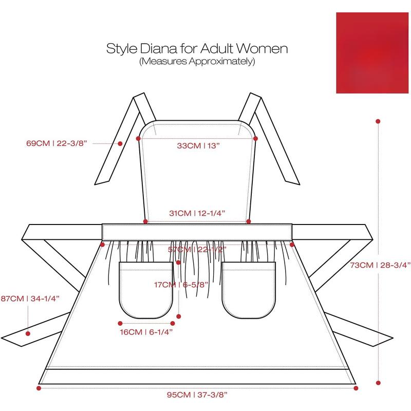 Kitchen Aprons for Women with Pockets, Cooking Aprons for Women, Floral Cotton Aprons for Women