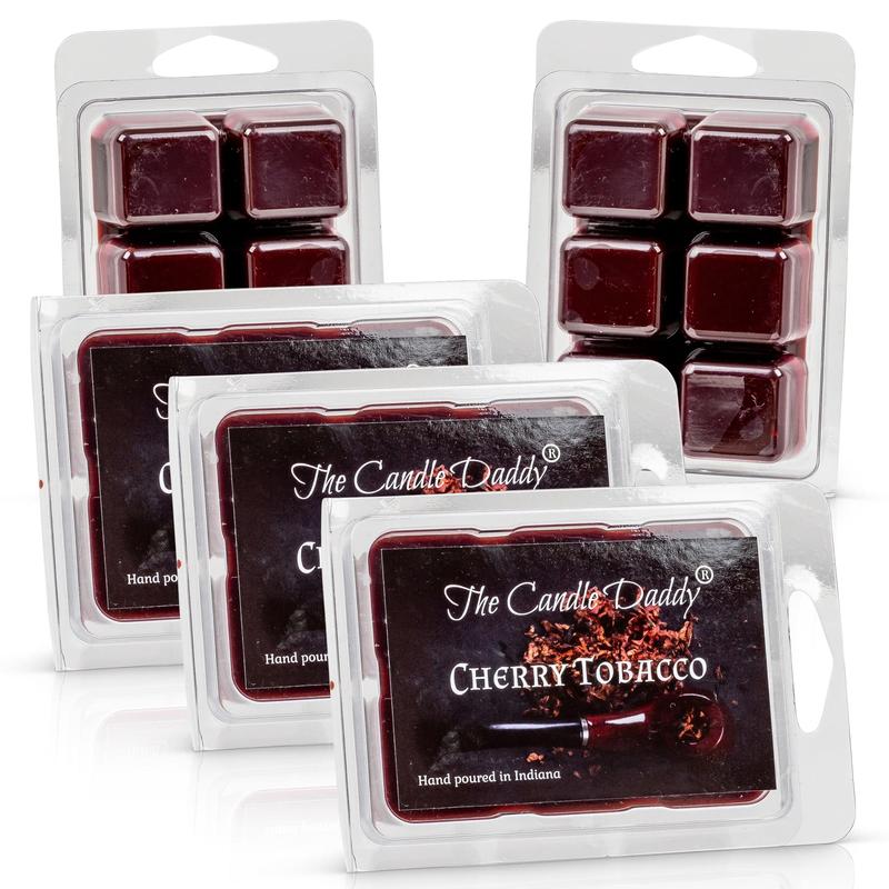 Cherry Tobacco Scented Wax Melt - 1 Pack - 2 Ounces - 6 Cubes