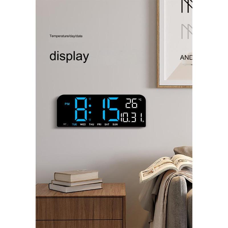 Digital Wall Clock Modern LED , 10