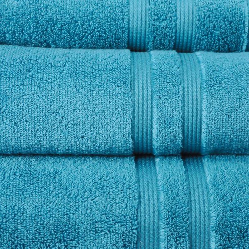 Mainstays Performance Anti-Microbial Solid 6 Piece Towel Set, Aqua