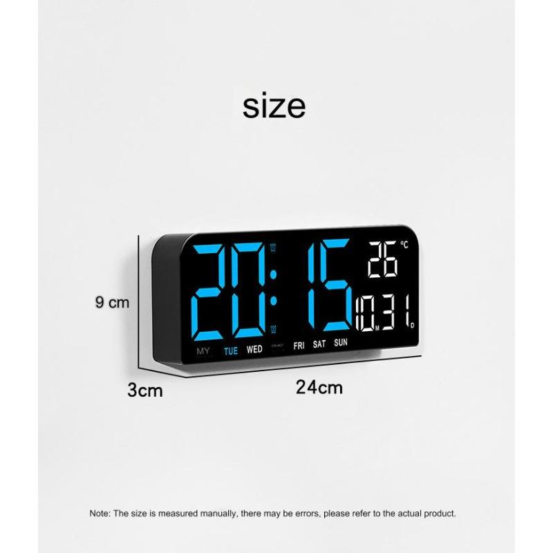 Digital Wall Clock Modern LED , 10