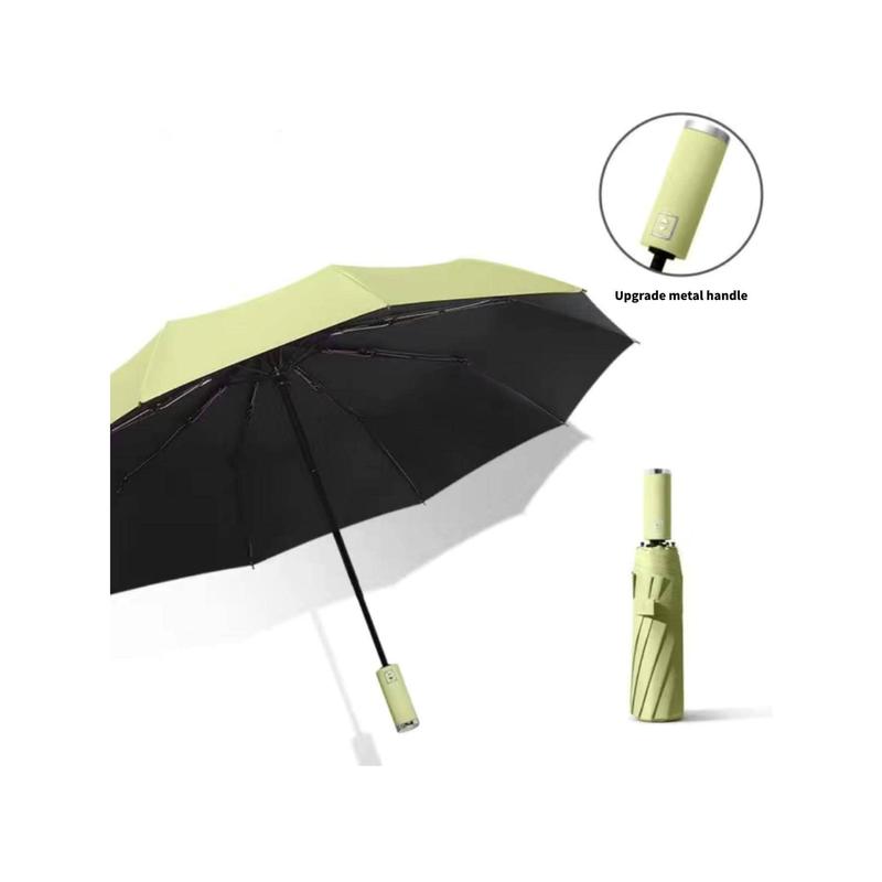 Portable Travel Umbrella- Rain & Windproof Umbrella, Perfect For Car, Backpack And Traveling- Matcha Green