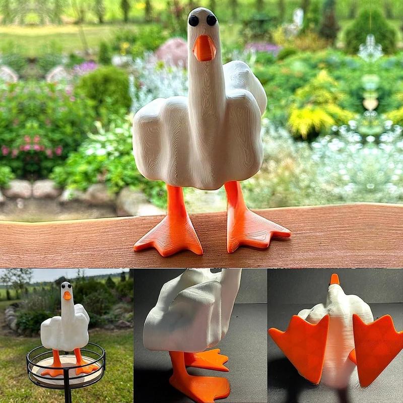 Funny Little Duck Resin Statue Christmas Decorations, Room Decoration, Lovely Craft Decoration Family Office Desk Surface Panel Housewarming Gifts, Summer Gifts, Bedroom Decoration Accessories, Autumn Decoration Ornaments