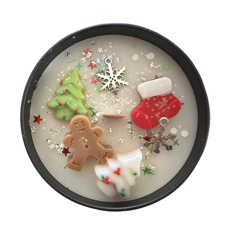 Holiday Cookies Christmas Candle, 6oz Wooden Candle, Christmas Candle, Home Decor, Christmas Decor, Christmas Gift