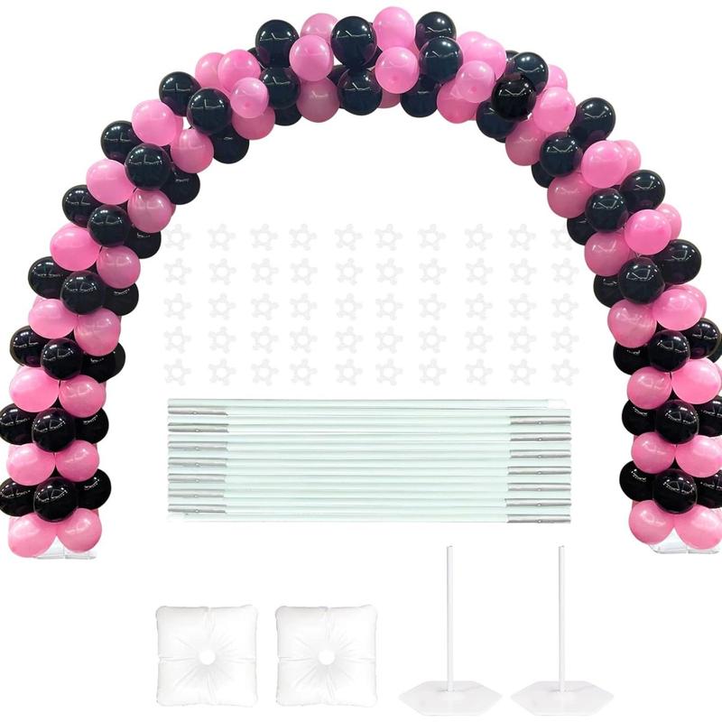 21ft Balloon Arch Stand Kit, Free Combination in Width and Height Convenient To Assemble and Disassemble