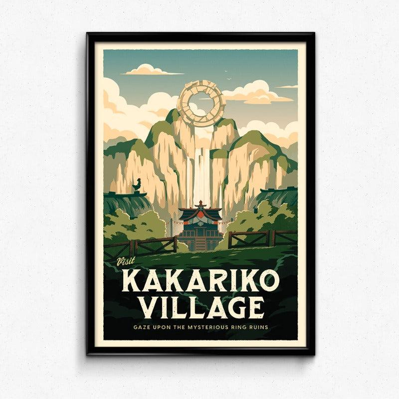 Legend of Zelda Travel Poster Bundle (Set of 6) - Wall Decor Artwork Gifts