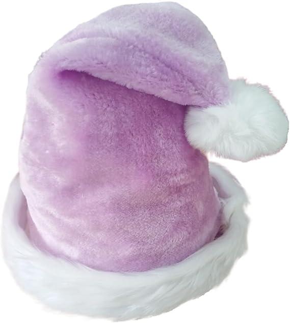 Santa Hat for Kids,Xmas Hat,Unisex Velvet Classic Toddler Santa Claus Hat for Christmas New Year Party all colours