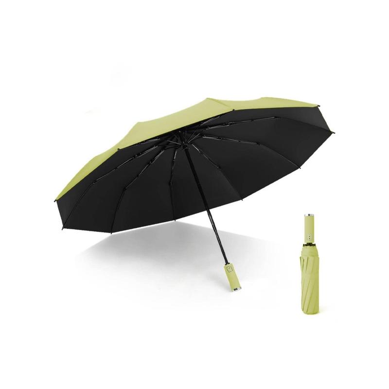 Portable Travel Umbrella- Rain & Windproof Umbrella, Perfect For Car, Backpack And Traveling- Matcha Green