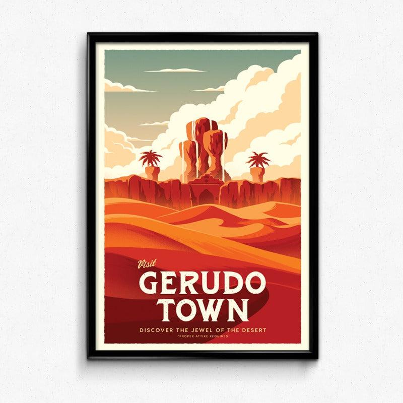 Legend of Zelda Travel Poster Bundle (Set of 6) - Wall Decor Artwork Gifts