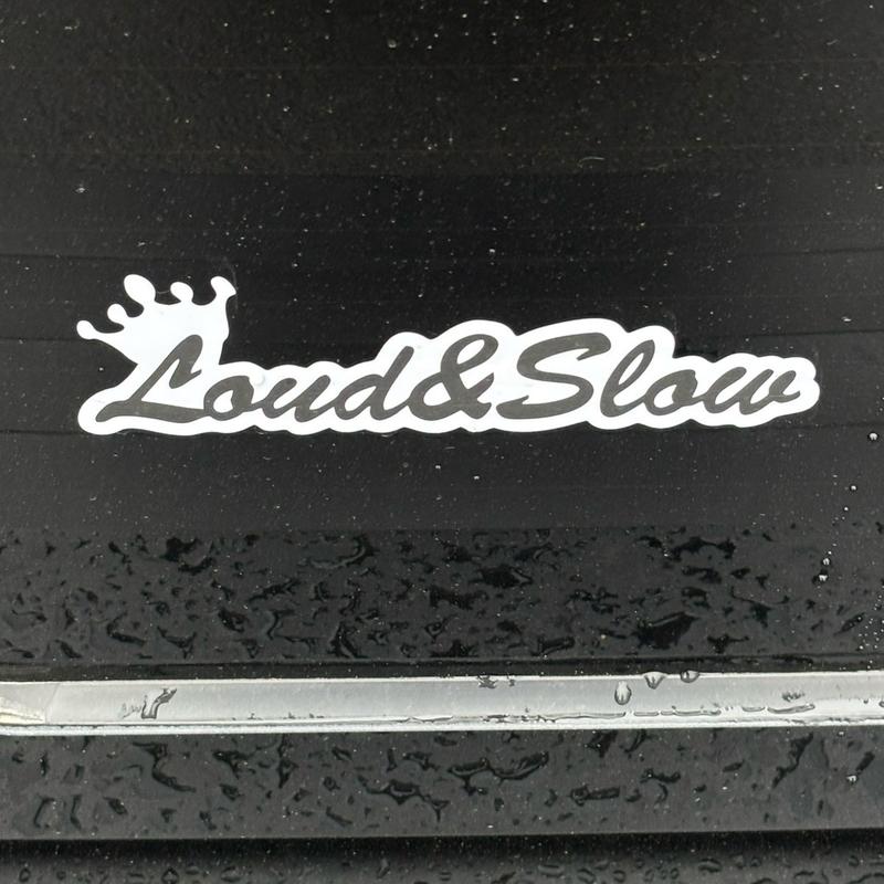 Loud & Slow Decal Vinyl Decal - Multiple Colors and Sizes Available