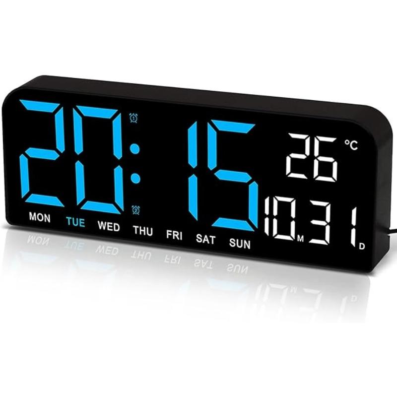 Digital Wall Clock Modern LED , 10