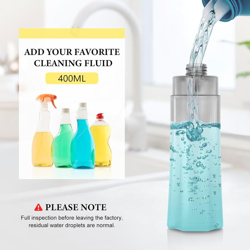 Christmas Gift Mops for Floor Cleaning, Microfiber Spray Mop with 400ml Refillable Bottle and 2 Replacement Pads Dry Wet Floor Mop for Household or Commercial Used