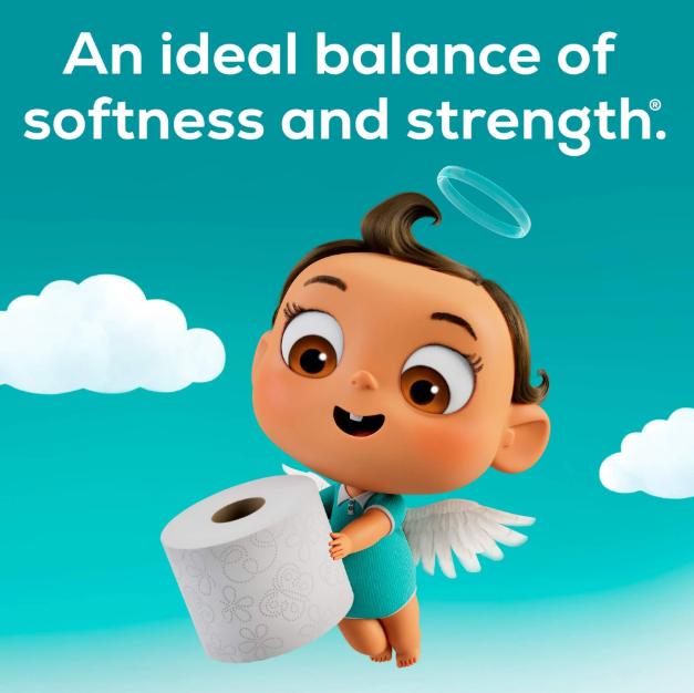 Angel Soft 2-Ply Toilet Paper, 36 Mega Rolls - Soft and Absorbent Wipes