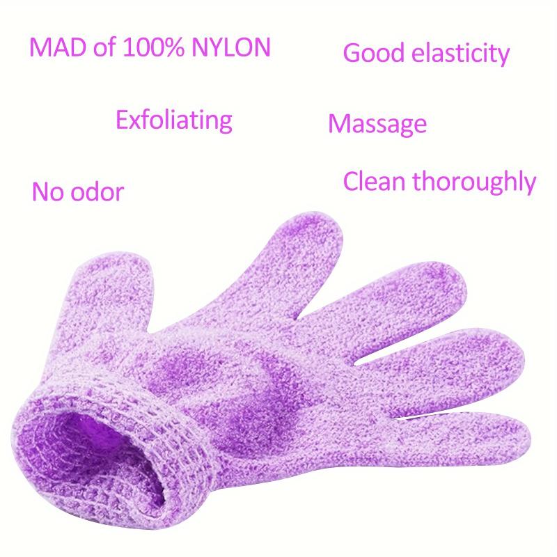 10 Pair Exfoliating Mitts, Consists Of 10 Colorful Double Sided Exfoliating Mitts For Deep Cleansing Of Dead Skin, Suitable For Beauty Spa Massage Skin Bath, Body Scrub Bath Accessories.