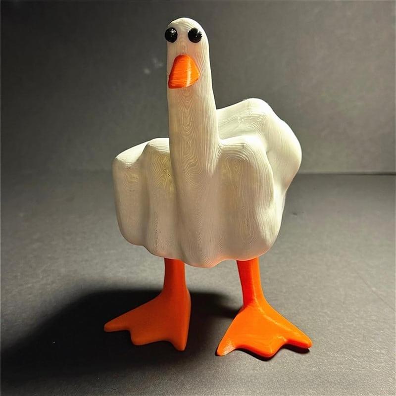 Funny Little Duck Resin Statue Christmas Decorations, Room Decoration, Lovely Craft Decoration Family Office Desk Surface Panel Housewarming Gifts, Summer Gifts, Bedroom Decoration Accessories, Autumn Decoration Ornaments