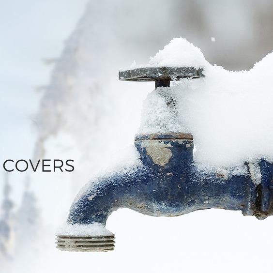 Outdoor Faucet Cover, 2 pcs Winter Freeze Protective Hose Bib Cover, Water Spigot Covers, Winter Insulated Cover Bag, mULTIPLE uSES