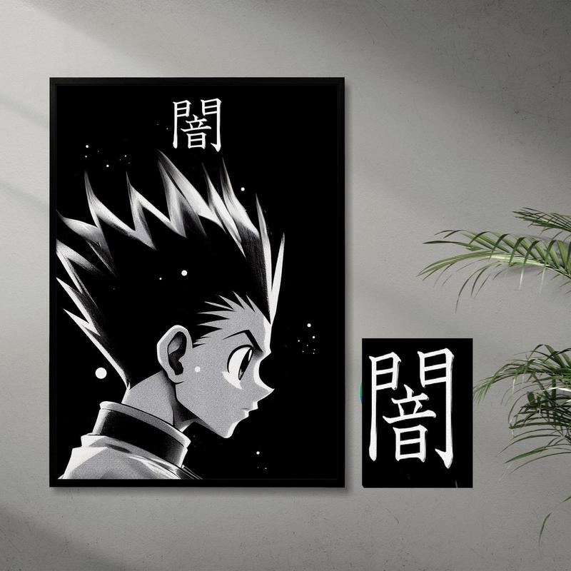 Hunter x Hunter Posters, Killua Poster, Gon Poster, Hot Anime Room Decor Wall Decoration