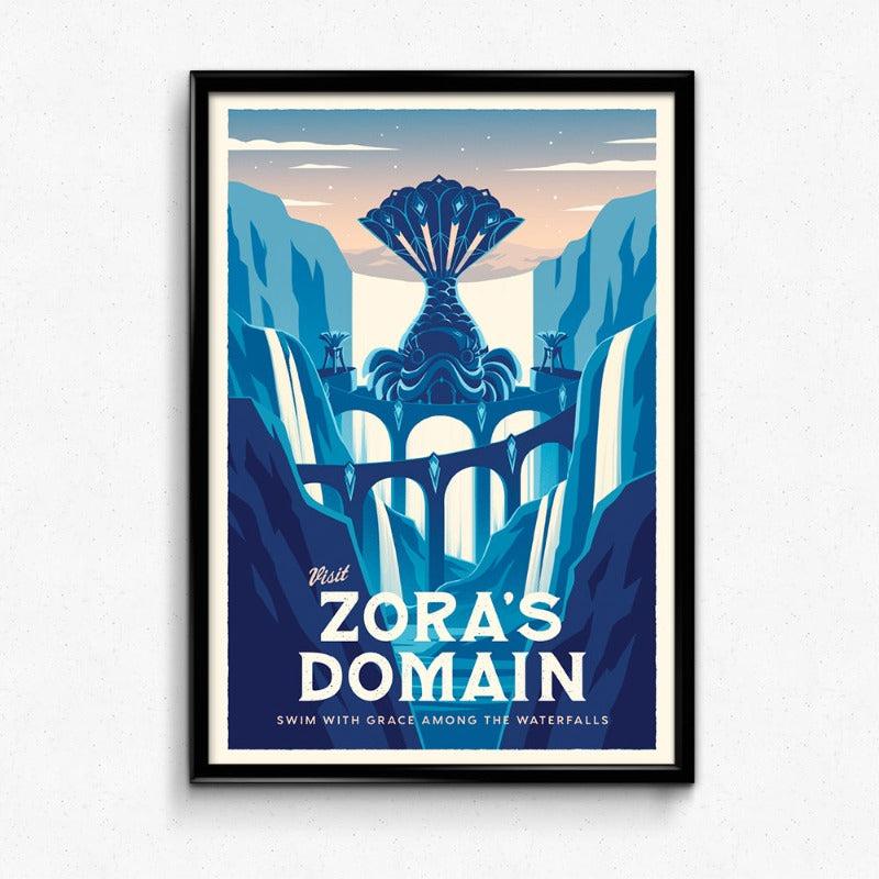 Legend of Zelda Travel Poster Bundle (Set of 6) - Wall Decor Artwork Gifts