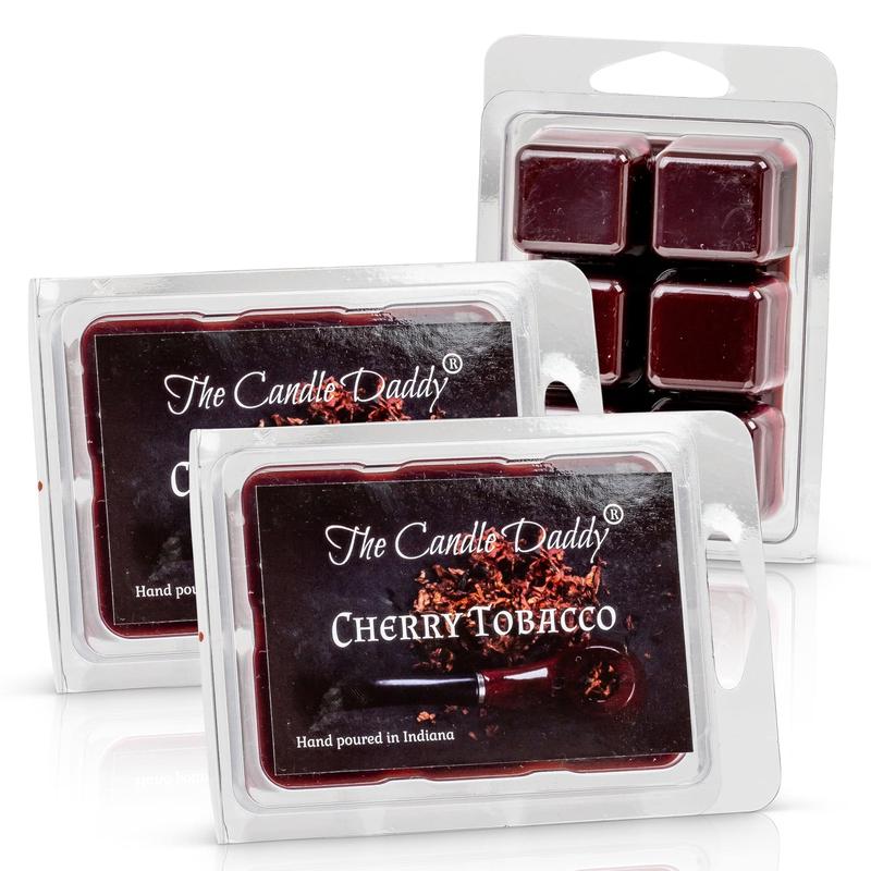 Cherry Tobacco Scented Wax Melt - 1 Pack - 2 Ounces - 6 Cubes