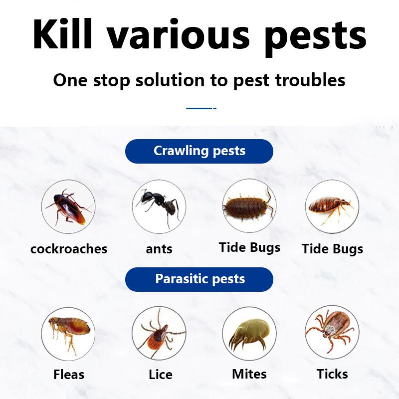 2024 New Fast-Acting Roach & Fly Control | Indoor Outdoor Use | Effective, Long-Term Pest Solution