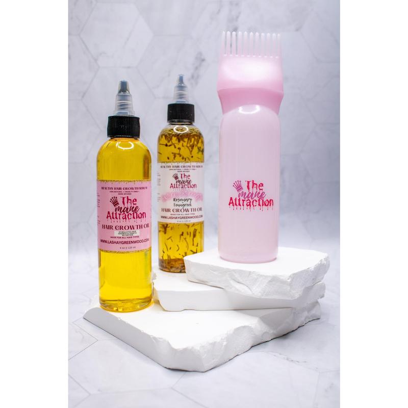 Multi-Spout Hair Oiling Bottle