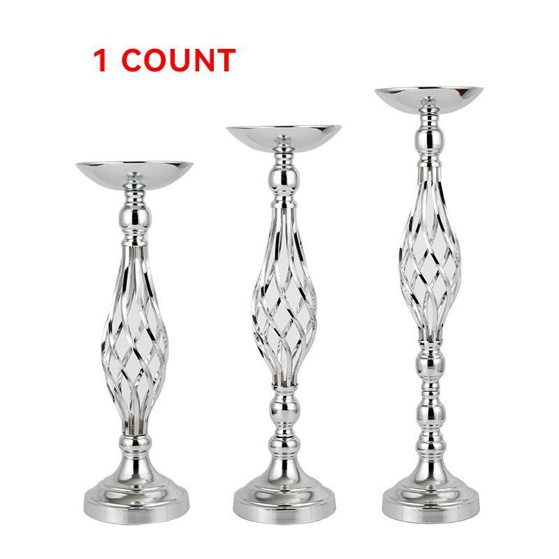 Wedding Centerpieces for Reception Tables, 1 Count Twisted Design Candle Holder Stands, Wedding Flower Arrangement Vase, Home Decor