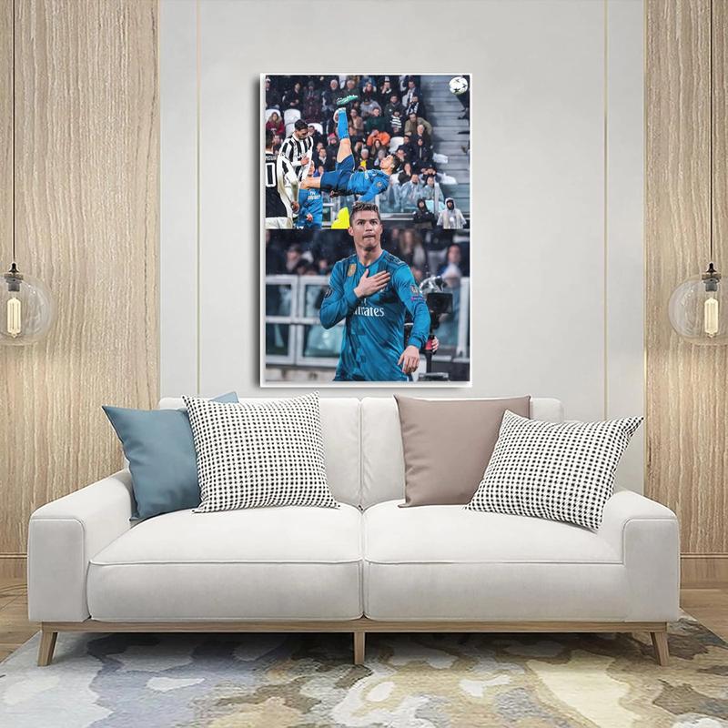 Cristiano Poster Ronaldo Poster Soccer Wall Art Posters Canvas Art Poster Print Picture Living Room Mural Bedroom Decoration Painting Fashion Wall Decor Unframed