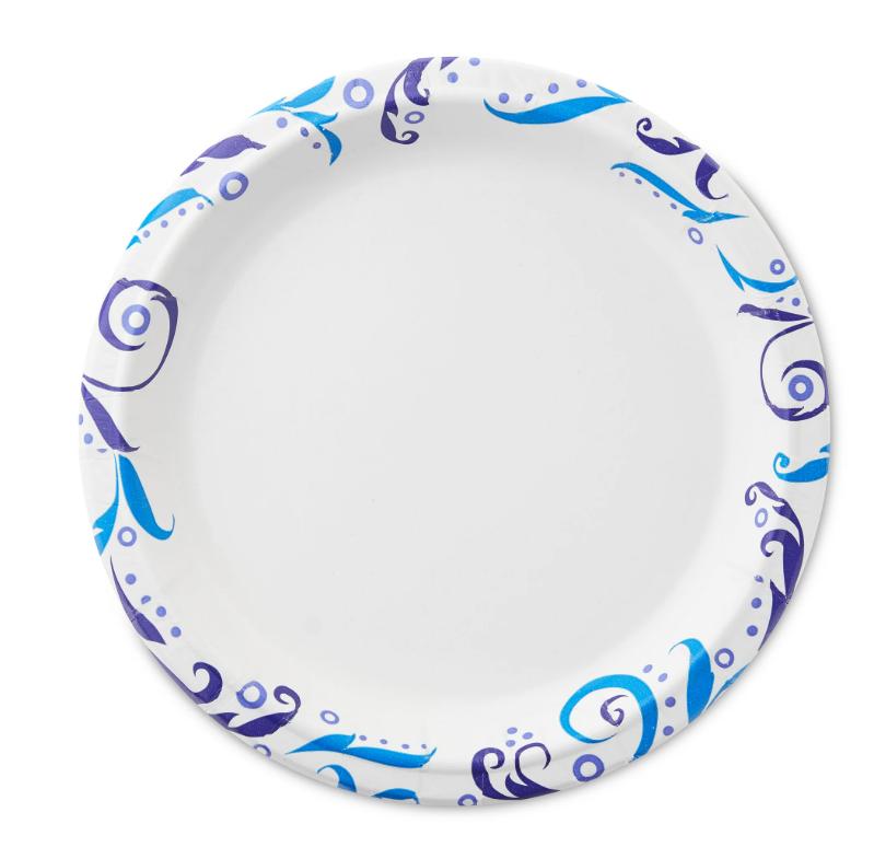 Great Value Everyday Disposable Paper Plates, 8.5