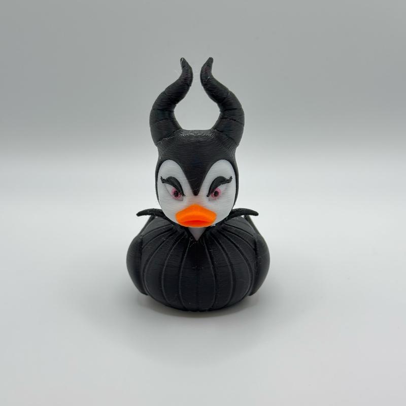 Mistress of Evil Duck Figurine - 3D Printed Collectible for Fantasy and Villain Lovers