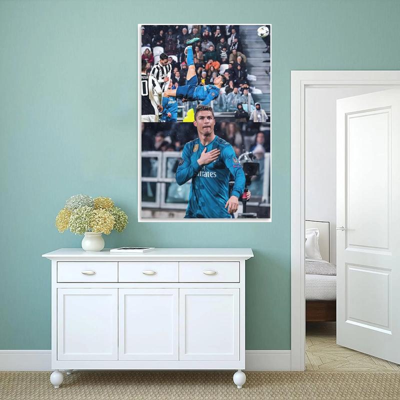 Cristiano Poster Ronaldo Poster Soccer Wall Art Posters Canvas Art Poster Print Picture Living Room Mural Bedroom Decoration Painting Fashion Wall Decor Unframed