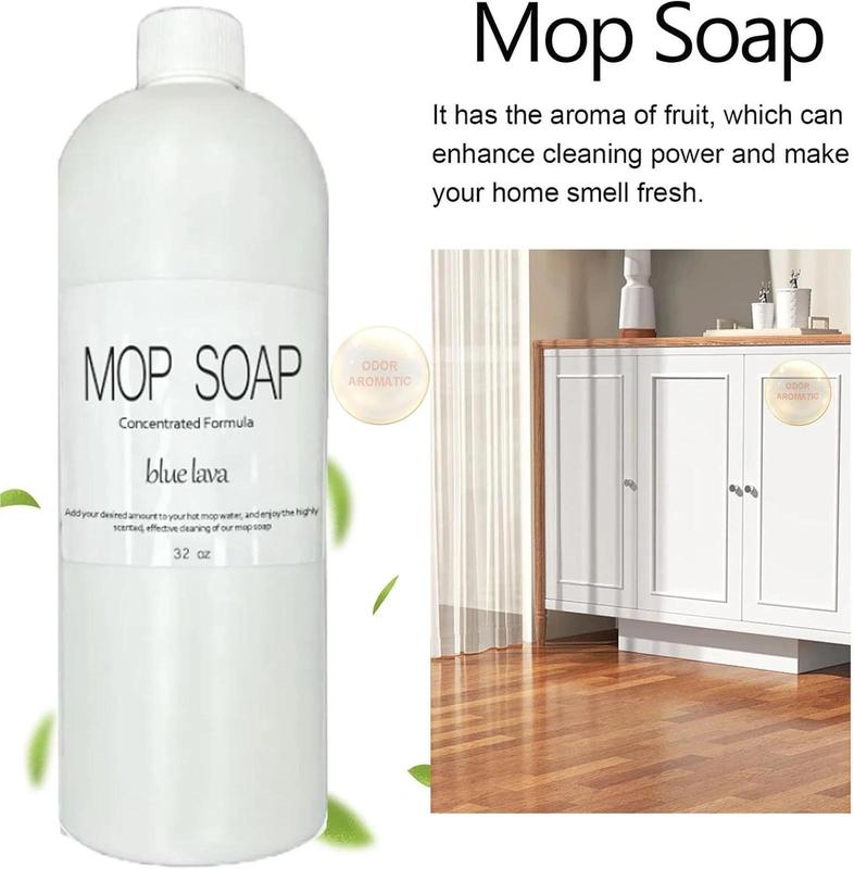 Mop Soap Natural Liquid Mop Soap Long-Lasting Powerful Concentrated Mop Soap Pet friendly for Floor Cleaning