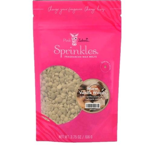 Pink Zebra Home Fragrance Limited Edition Sprinkles - 3.75 oz Bag of Scented Wax Melts for Warmers and Simmer Lights nontoxic home fragrance Perfume Freshener Aroma Pot