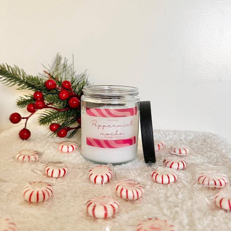 Peppermint Mocha Soy Wax 12oz