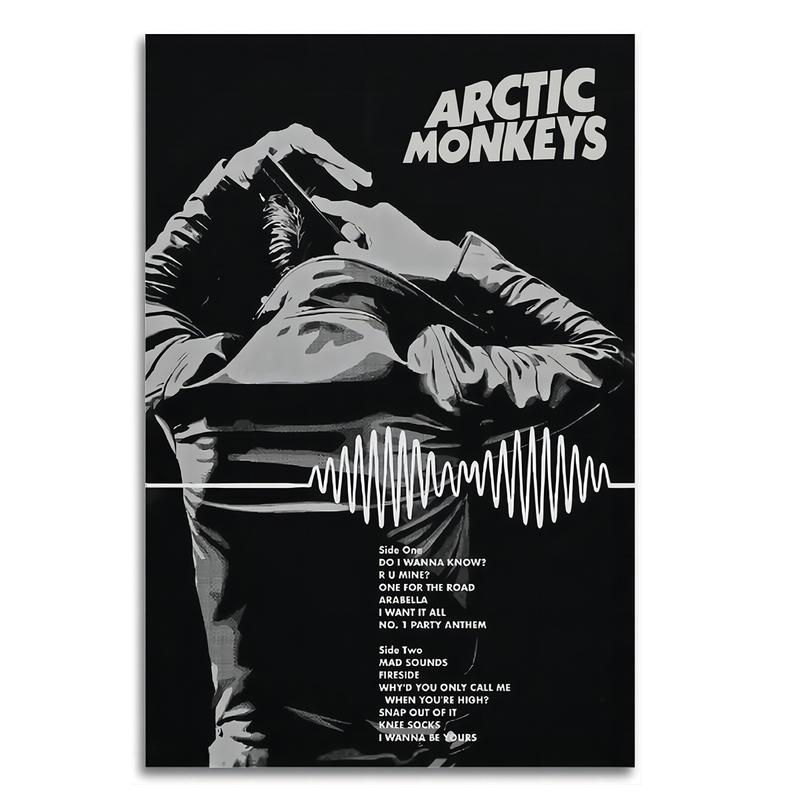 Arctic Monkeys Poster Vintage Music Poster Art Decor Painting Aesthetic Wall Art Canvas for Bedroom Decor