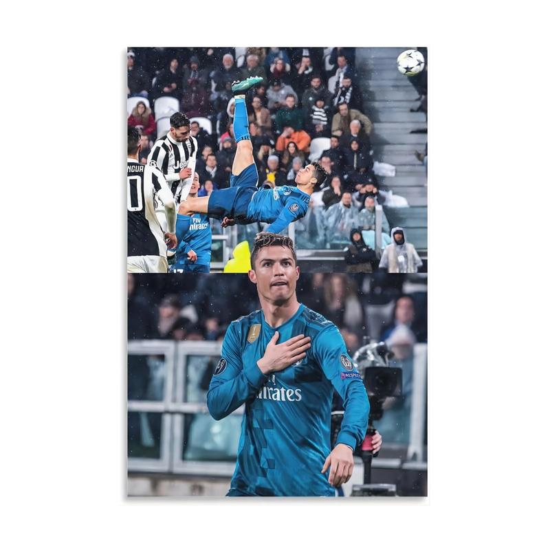 Cristiano Poster Ronaldo Poster Soccer Wall Art Posters Canvas Art Poster Print Picture Living Room Mural Bedroom Decoration Painting Fashion Wall Decor Unframed