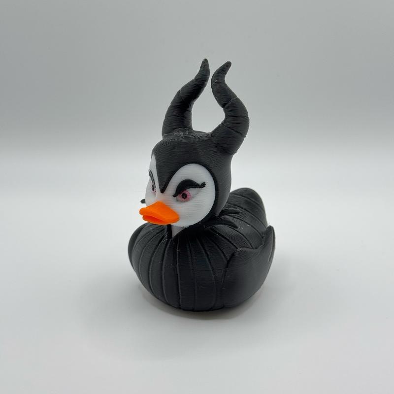 Mistress of Evil Duck Figurine - 3D Printed Collectible for Fantasy and Villain Lovers