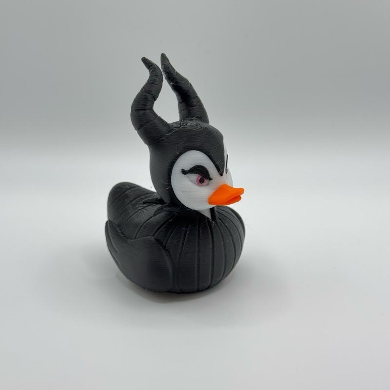 Mistress of Evil Duck Figurine - 3D Printed Collectible for Fantasy and Villain Lovers