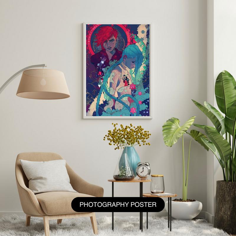 Riot Arcane Posters s2 - Vi and Jinx Art Print - Movie Fan Gift - No Frame wall decor Photo Artwork room decor new