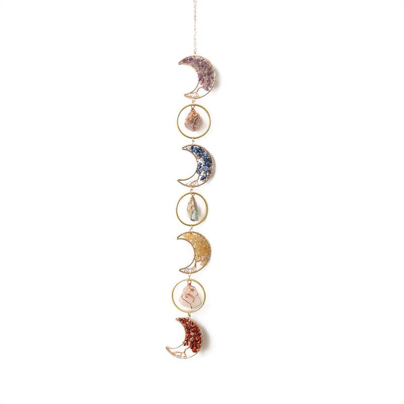 Moon Design Hanging Decor, Hanging Decor for Home Living Room, Courtyard Room Window Decoration Ornaments, Festival Decoration, Holiday Gift for Friend