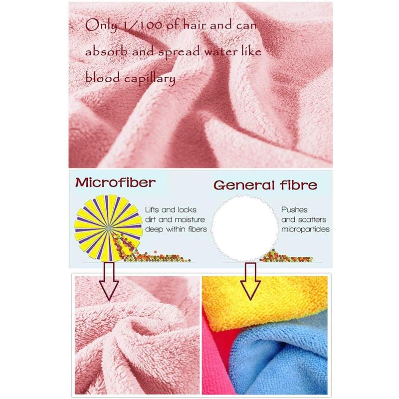 4 count Quick-Dry Microfiber Towel Sets, Super Soft and Absorbent Bathroom Towels, Great Shower Towels, Hotel Towels Gym Towels- Light Pink