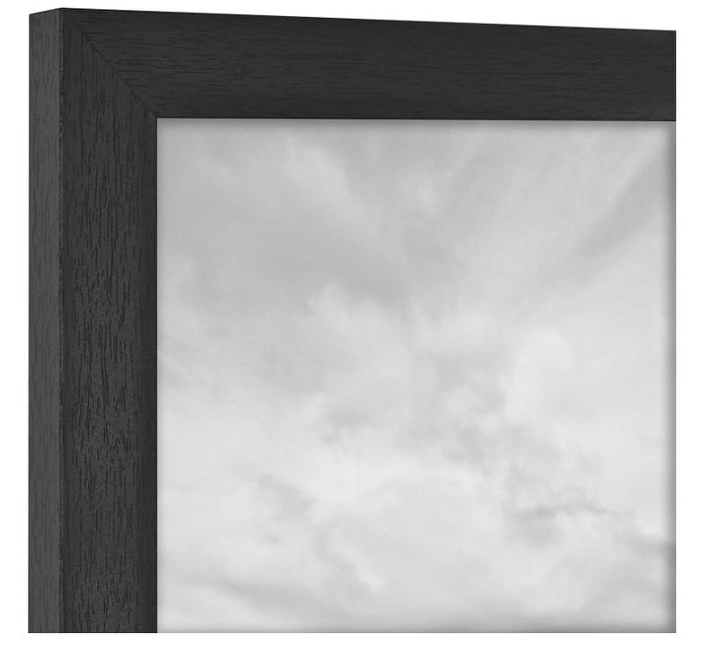 MCS Studio Gallery 18x24 Poster Frame Black Woodgrain, Vertical & Horizontal Wall Hanging Large Picture Frame for Photos, Posters & Art Prints (1-Pack)