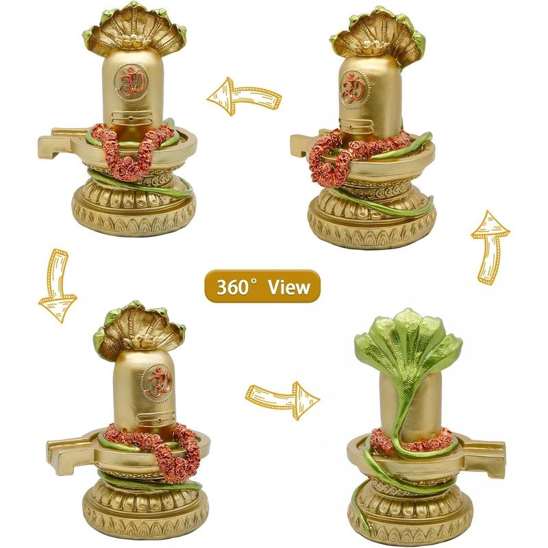 Hindu God Shiva Lingam Statue - India Home Temple Mandir Murti Lord Idol Indian Temple Pooja Item Puja Religious Sculpture Diwali Gifts Decor Ornaments Decor Ornaments spell jar