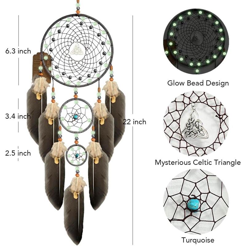 Dream Catchers Handmade Feather Native Home Wall Decoration