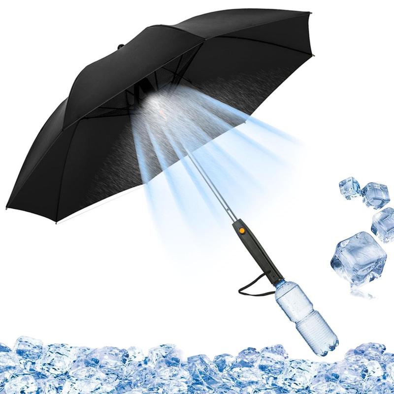 2024 New Lightweight 3 In 1 Umbrella With Fan And Mister,Uv Blocking Umbrella With Mist and Fan,USB Rechargeable Summer Sunshade, Fan Umbrella With Mister, Umbrella Misting Fan, Cooling Umbrella with Fan, For Fishing, Golfing, Patio, Sand large umbrella