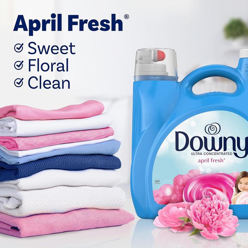 Downy Ultra Laundry Liquid Fabric Softener (Fabric Conditioner), April Fresh, 111 fl oz, 150 Loads