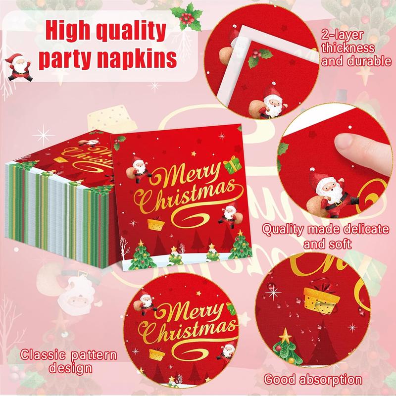 172Pcs Christmas Dinnerware Set Party Supplies Snowman Disposable Tableware Paper Plates and Napkins Banners Plastic tablecloths Cutlery Serves 24 for Merry Christmas Party Home Indoor Outdoor Decor