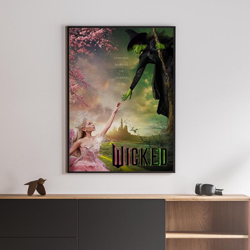 Wicked Movie Poster, Wicked Glinda 2024 Movie Posters - Frame Not Included