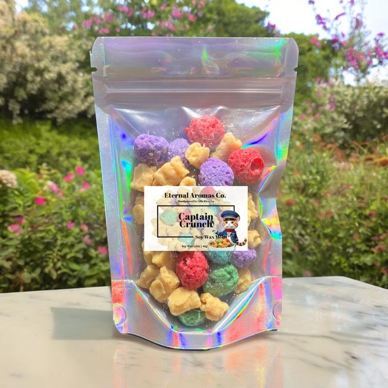 Captain Crunch Cereal Wax Melts | Capt’n Crunch Wax Melts | Cereal Wax Melts | Soy Wax Melts | Food Wax Melt | Realistic Cereal Wax Melts |  Candle Decor Decoration autumn aromas